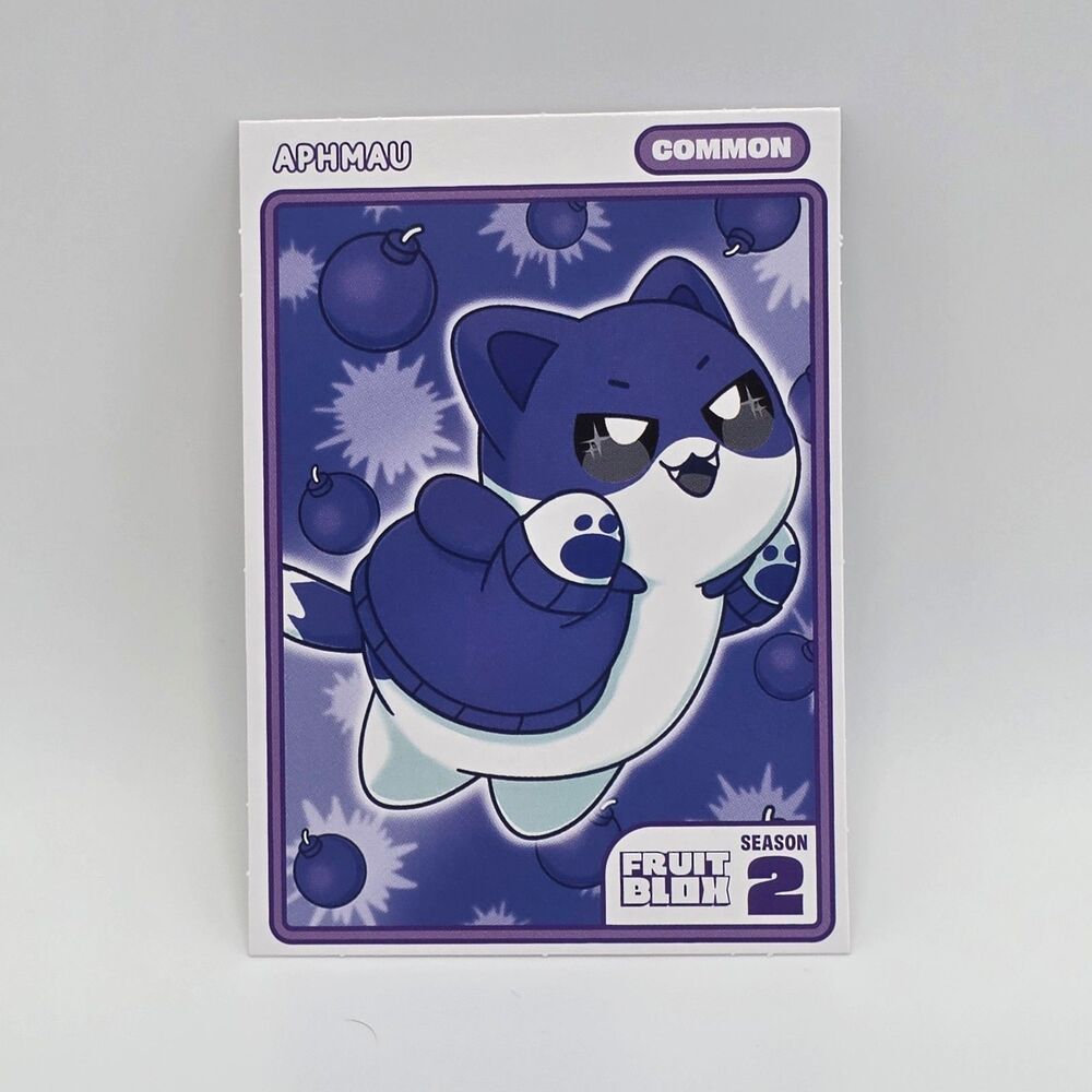 Aphmau Meemeows Ein Cat fruit blox season 2 trading card